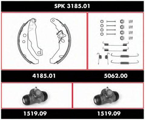 ROADHOUSE SPK318501 Комплект гальм, барабанний гальмівний механізм