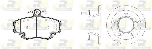 ROADHOUSE 814200 Комплект гальм, дисковий гальмівний механізм