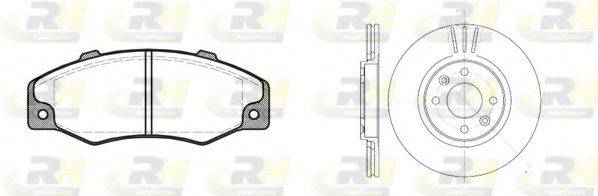 ROADHOUSE 822001 Комплект гальм, дисковий гальмівний механізм