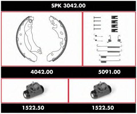 REMSA SPK304200 Комплект гальм, барабанний гальмівний механізм