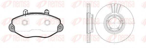 REMSA 839201 Комплект гальм, дисковий гальмівний механізм