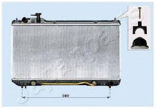 JAPANPARTS RDA153105 Радіатор, охолодження двигуна