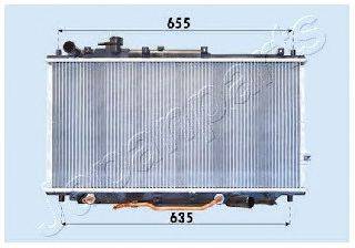 KIA K2A615200E Радіатор, охолодження двигуна