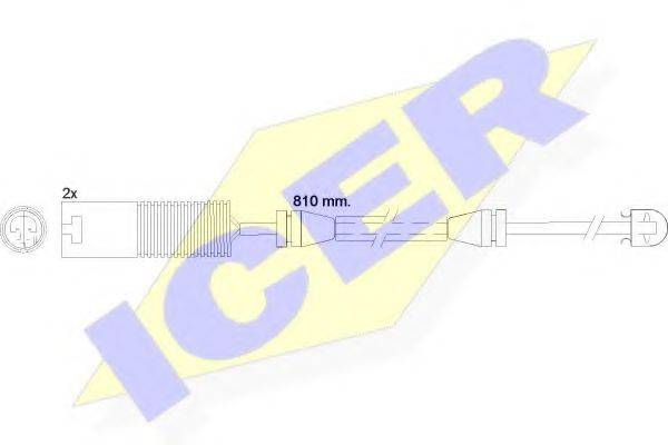 ICER 610425EC Сигналізатор, знос гальмівних колодок