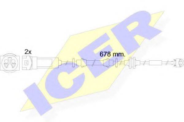 ICER 610452EC Сигналізатор, знос гальмівних колодок