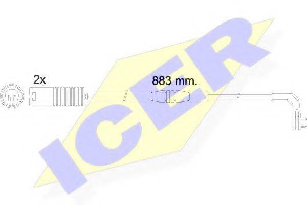 ICER 610480EC Сигналізатор, знос гальмівних колодок