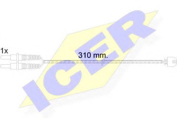 ICER 610496C Сигналізатор, знос гальмівних колодок
