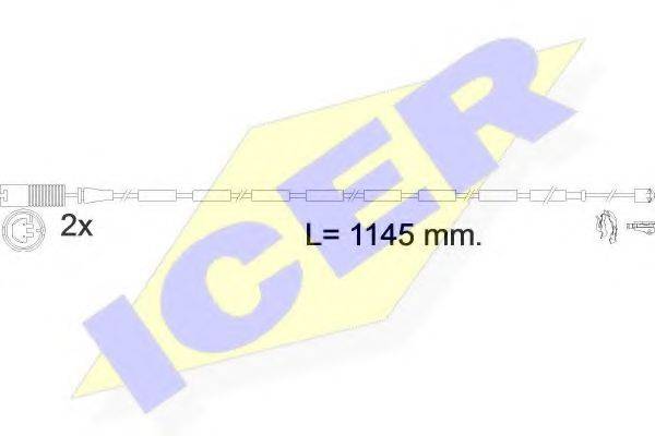 ICER 610607EC Сигналізатор, знос гальмівних колодок