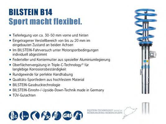 BILSTEIN BIL014340 Комплект ходової частини, пружини / амортизатори