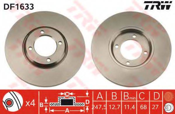FAG BS3695 гальмівний диск