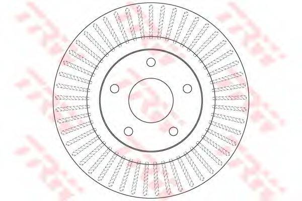 TRW DF6533 гальмівний диск
