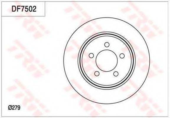 HOLDEN 92052924 гальмівний диск