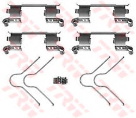 TRW PFK364 Комплектуючі, колодки дискового гальма