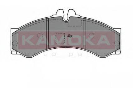 KAMOKA 29076 Комплект гальмівних колодок, дискове гальмо