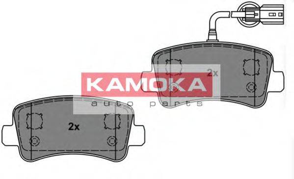 KAMOKA 101144 Комплект гальмівних колодок, дискове гальмо