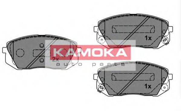 KAMOKA 24501 Комплект гальмівних колодок, дискове гальмо