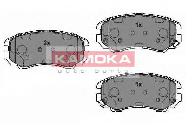 KAMOKA JQ1018500 Комплект гальмівних колодок, дискове гальмо