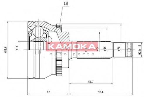 PROTON MR111856 Шарнірний комплект, приводний вал