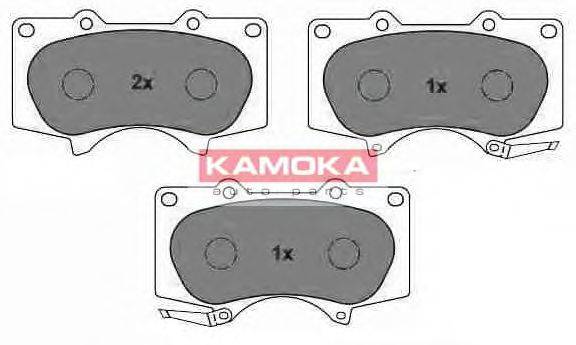 KAMOKA 23804 Комплект гальмівних колодок, дискове гальмо