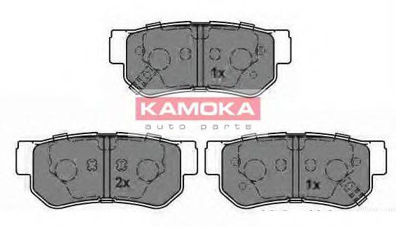 KAMOKA 23544 Комплект гальмівних колодок, дискове гальмо
