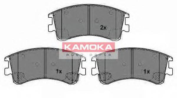 KAMOKA 24048 Комплект гальмівних колодок, дискове гальмо
