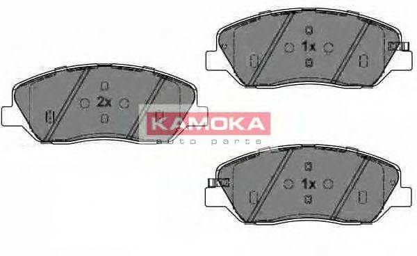 KAMOKA 24353 Комплект гальмівних колодок, дискове гальмо