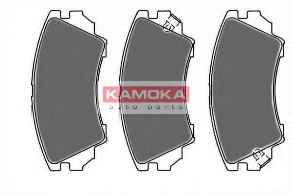 KAMOKA 24412 Комплект гальмівних колодок, дискове гальмо
