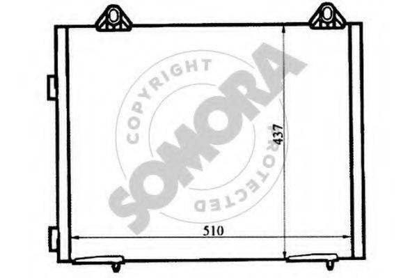 SOMORA 150160 Конденсатор, кондиціонер