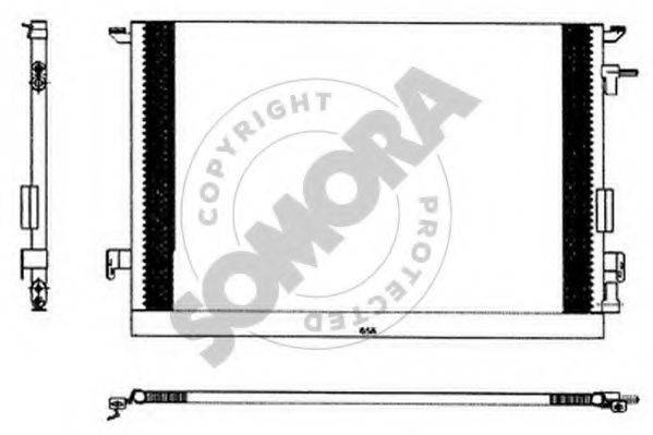 SOMORA 210660 Конденсатор, кондиціонер