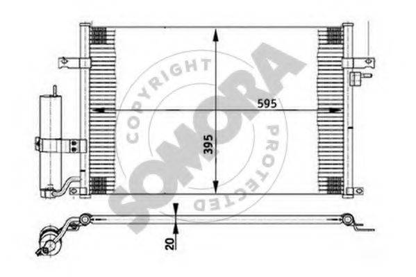 SOMORA 064060 Конденсатор, кондиціонер