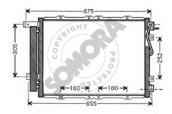 SOMORA 114060 Конденсатор, кондиціонер