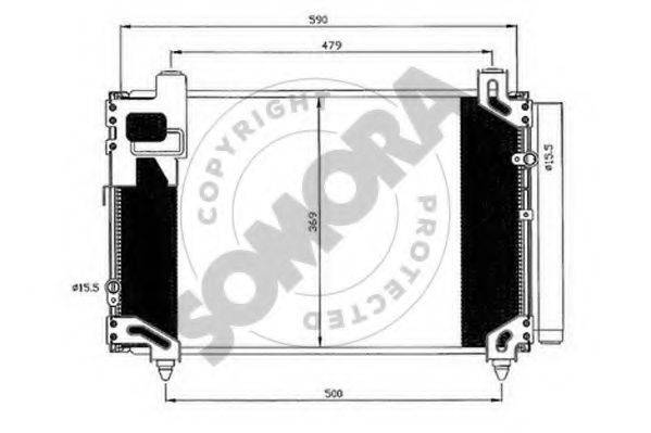 SOMORA 311860B Конденсатор, кондиціонер