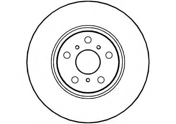 NATIONAL NBD553 гальмівний диск