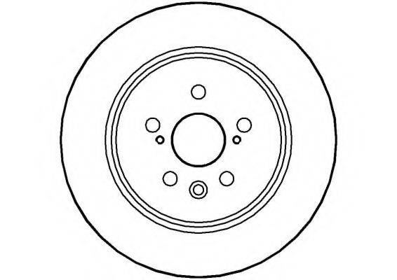 NATIONAL NBD554 гальмівний диск