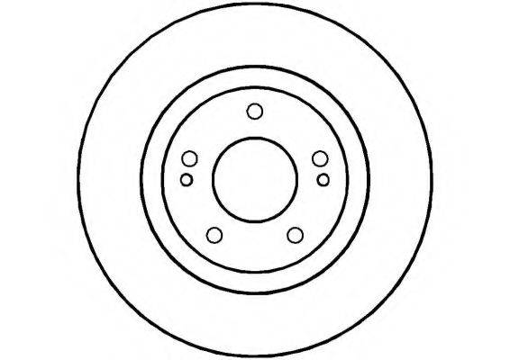 BRAKE ENGINEERING DI955296 гальмівний диск