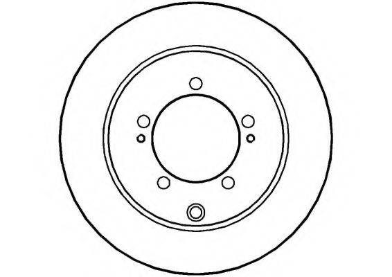 BRAKE ENGINEERING DI955299 гальмівний диск