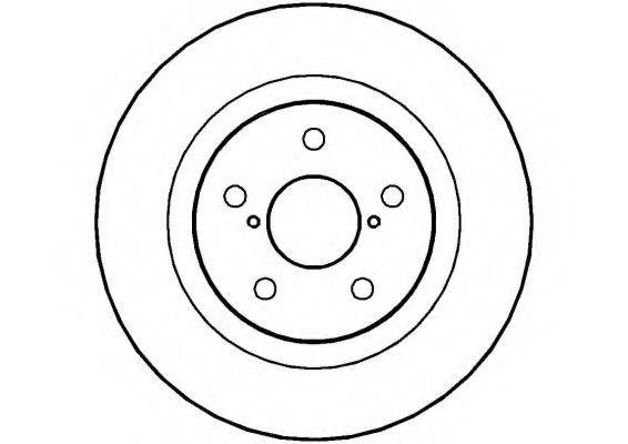 NATIONAL NBD907 гальмівний диск