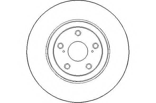 NATIONAL NBD1729 гальмівний диск