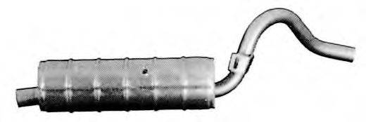 FIAT 4099526 Середній глушник вихлопних газів