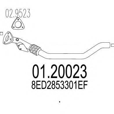 MTS 0120023 Труба вихлопного газу