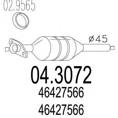 MTS 043072 Каталізатор