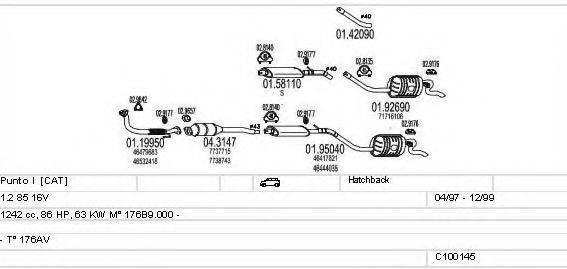 MTS C100145012856 Система випуску ОГ