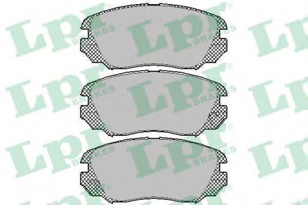 LPR 24417 Комплект гальмівних колодок, дискове гальмо