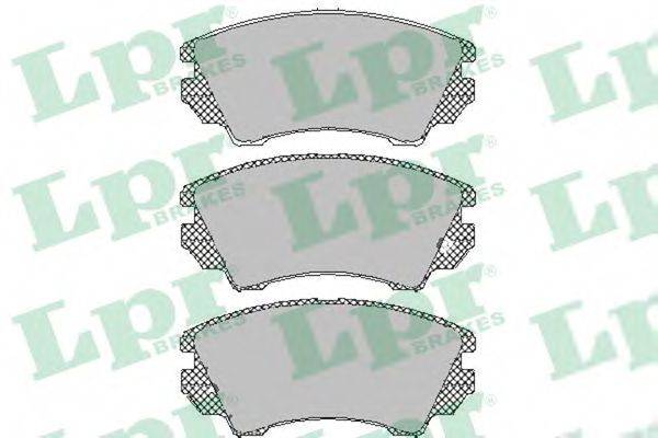 LPR 24412 Комплект гальмівних колодок, дискове гальмо