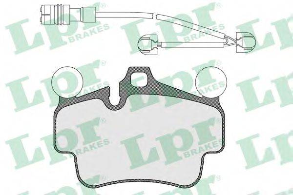 LPR 05P1559A Комплект гальмівних колодок, дискове гальмо