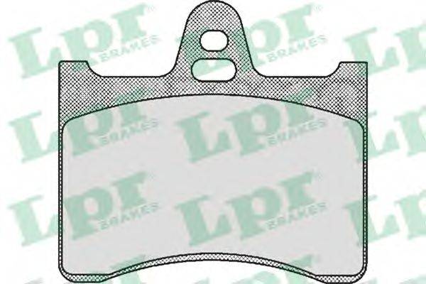 LPR 05P391 Комплект гальмівних колодок, дискове гальмо