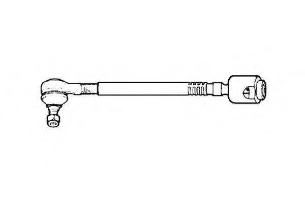 AUDI 68421606100 Поперечна рульова тяга