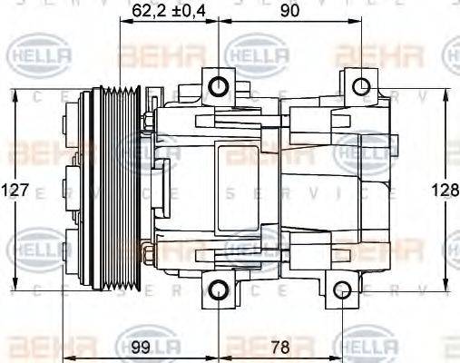 FORD 1018265 Компресор, кондиціонер