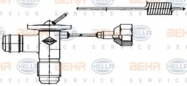 MERCEDES-BENZ A 115 835 00 72 Розширювальний клапан, кондиціонер