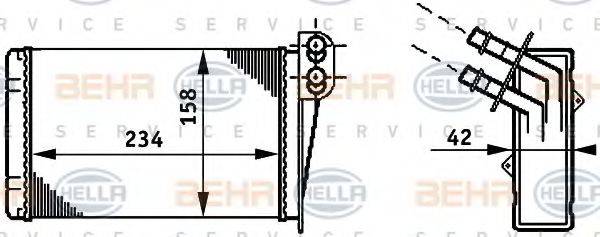 RENAULT TRUCKS 77 01 045 552 Теплообмінник, опалення салону